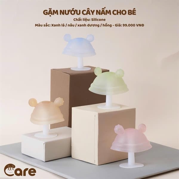 LILCARE - Gặm nướu Nấm - Đủ Màu