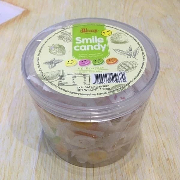 KẸO SMILE CANDY MẶT CƯỜI 100PC136