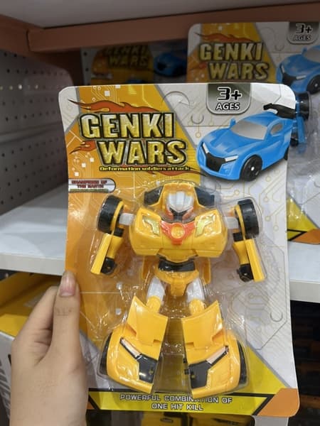 VỈ RÁP ROB O BIÊN HÌNH XE GENKI WARS