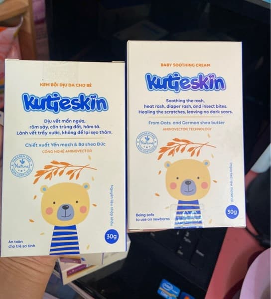 Kutieskin - Kem bôi dịu da cho bé 30g