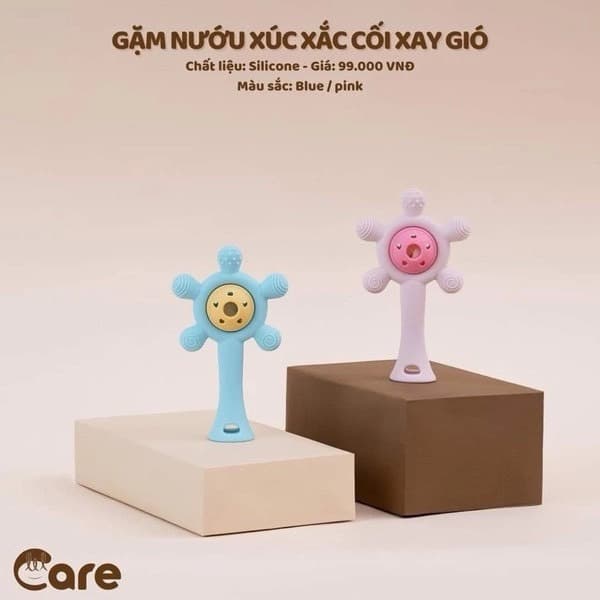 LILCARE - Gặm nướu Cối xay gió Xanh Hồng