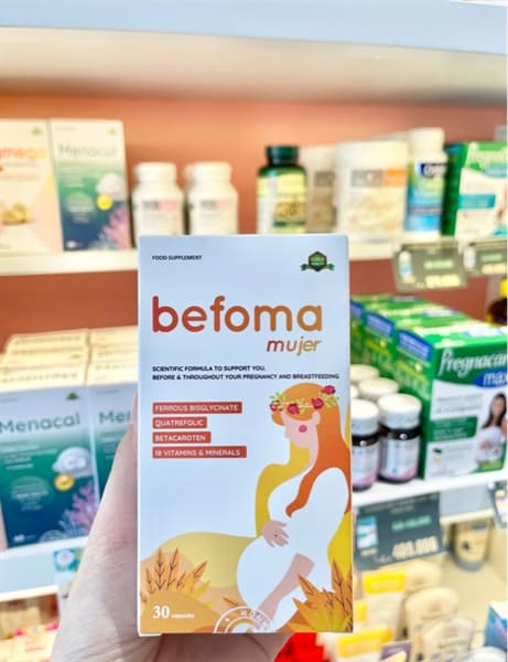 Vitamin BEFOMA Mujer 30v Cho Mẹ Bầu