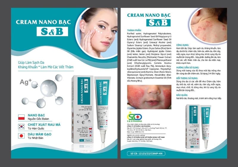 Cream Nano bạc