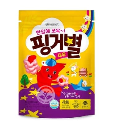Bánh gạo lứt Ngôi sao Ivenet 30g - Vị Tôm