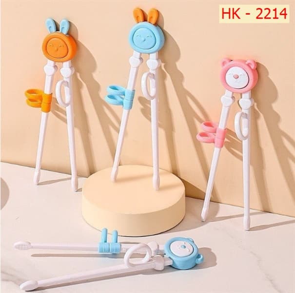Honper - Đũa tập gắp hình thỏ gấu - Đủ Màu