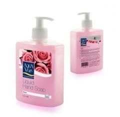 Nước rửa tay dưỡng da AquaVera hương hoa hồng 500ML