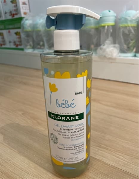 Sữa tắm gội Klorane BeBe có vòi 500ml
