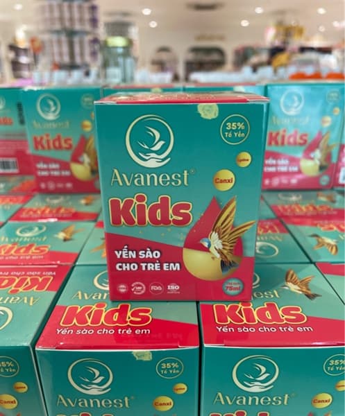 Yến Avanest chưng trẻ em