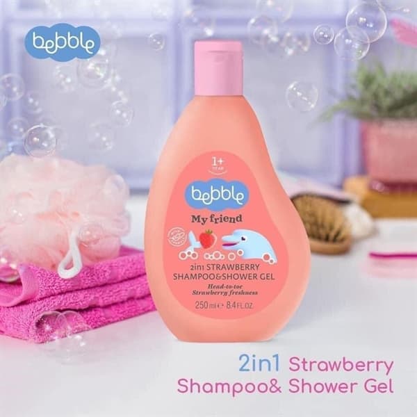 Tắm gội Bebble 250ml - Dâu