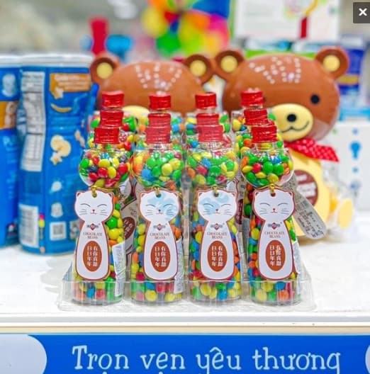 Kẹo chocolate Beans 75g - hình con mèo