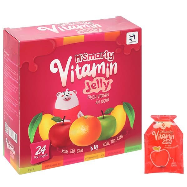 Thạch Vitamin Jelly MSmarty 24 gói