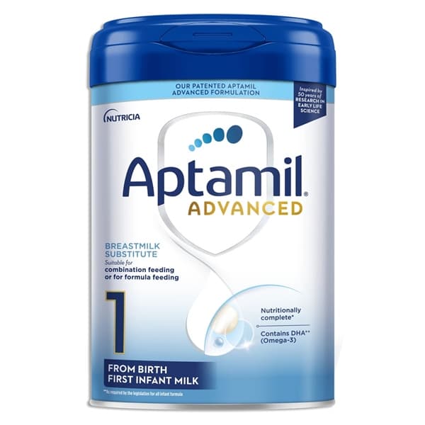 Sữa Aptamil Advanced Anh số 1 cho bé 0-6 tháng 800g