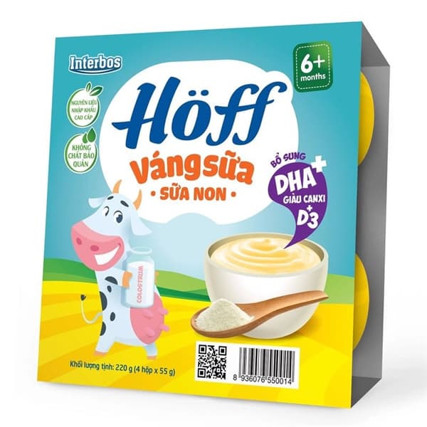 Váng sữa Hoff vị sữa non- 55g ( 1T /12L)