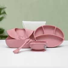 Bộ chén muỗng, yếm Silicol