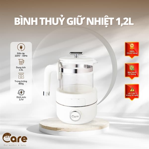 LILCARE - Bình Thủy giữ nhiệt siêu tốc 1.2L
