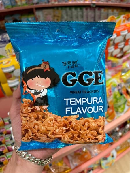 Snack mì giòn vị hải sản GGE wheat crackers - Tempura flavour 80g (15)
