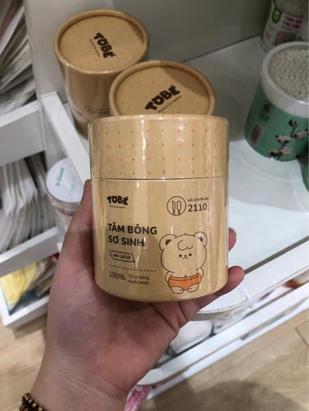 Tăm bông sơ sinh TOBE ( hộp 400 que ) -2110