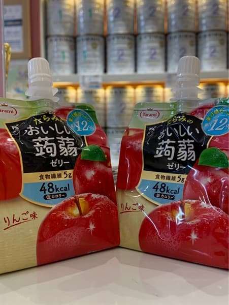 Thạch Trái Cây Tarami Vị Táo Đỏ Dạng Túi 150gr