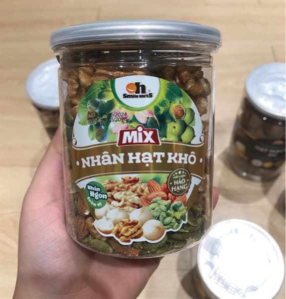 Nhân hạt khô Smile Nuts 3 loại 255g