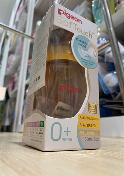 Bình sữa PPSU Plus Pigeon 160ml