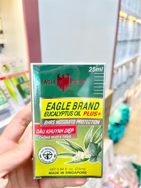 Dầu khuynh diệp chống muỗi 25ml Singapore (Hộp)