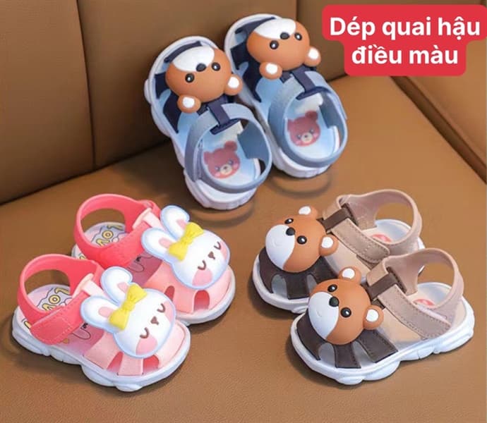 Dép quai hậu đều màu