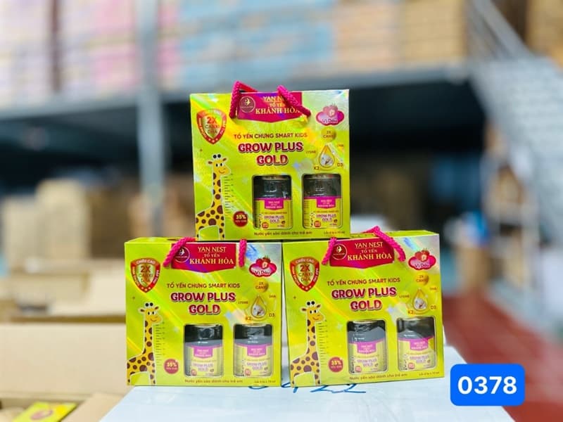 Tổ yến chưng Smart Kids - Hươu dâu lốc 6 hộp