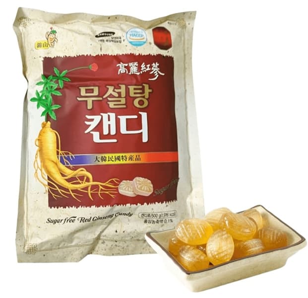 Kẹo Hồng Sâm Không Đường 500gr