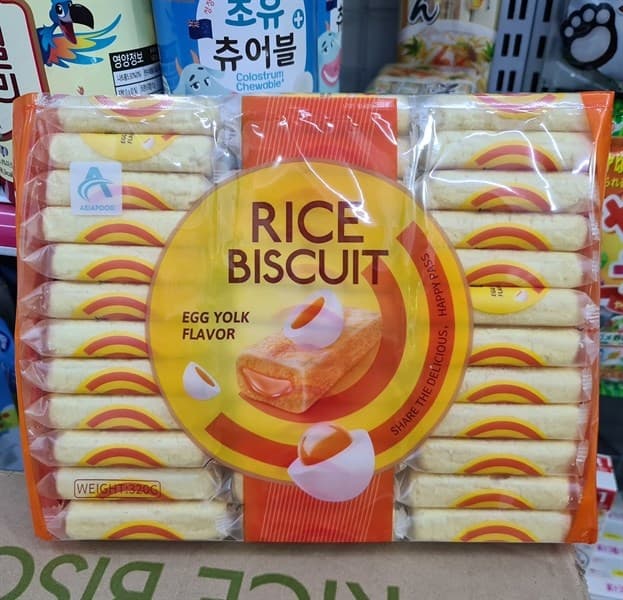 Bánh Gạo Rice Biscuit 320g - Vị trứng muối