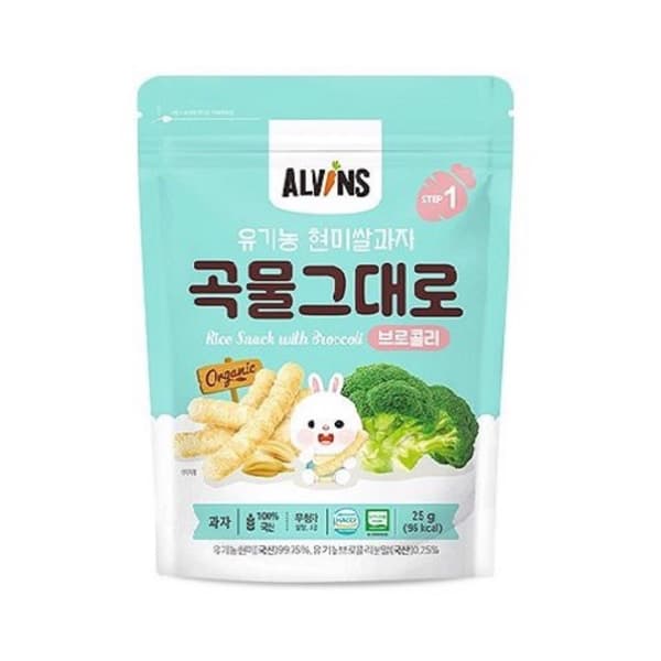 Bánh Que Alvin 25g - Súp Lơ (bông cải xanh)