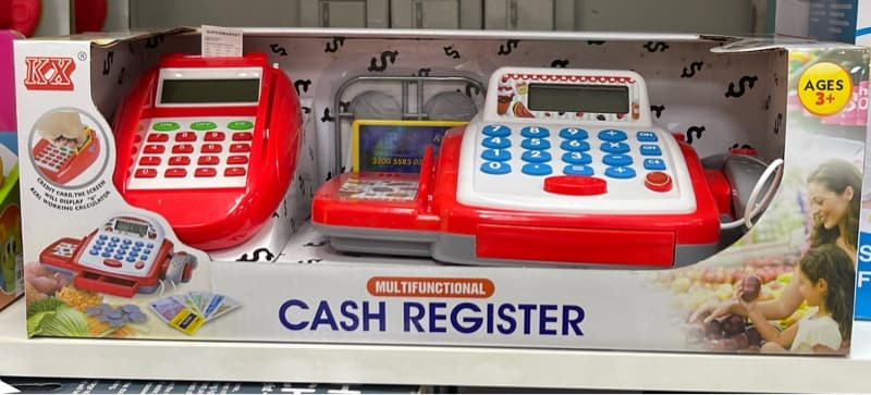 Bộ tính tiền siêu thị dùng pin 6118B