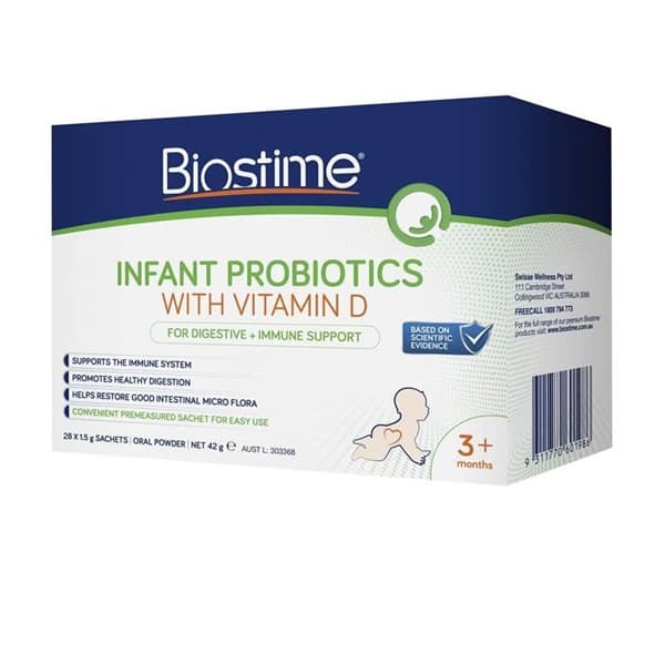 Biostime Probiostics Vitamin D (3 lon dê)