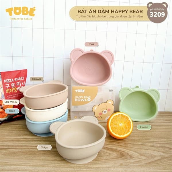 KM Mamogom - Bát ăn dặm Happy bear (6 bịch)