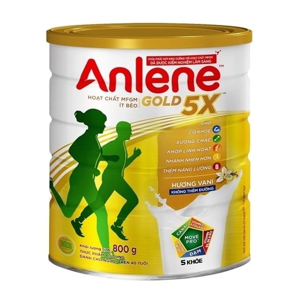 Sữa bột Anlene Gold 5X 800g (VN)