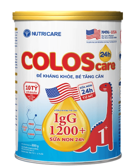 Sữa bột ColosCare 24h 1+ 800 gram