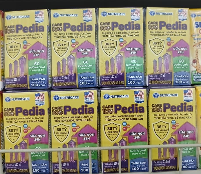 Sữa DDPS Care 100 Pedia 110ml (12L/T)
