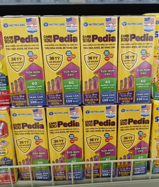Sữa DDPS Care 100 Pedia 180ml (12L/T)