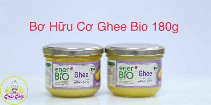 Bơ Hữu Cơ Ghee Bio (180g)
