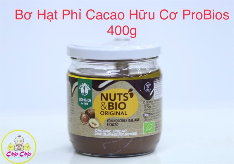 Bơ Hạt Phỉ Cacao Hữu Cơ ProBios (400g)