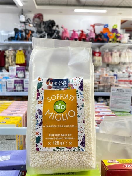 Bỏng Hạt Kê Hữu Cơ Sottolestelle (125g)