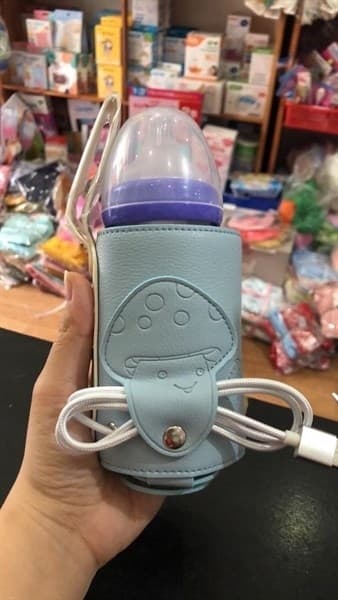 ĐAI HÂM NÓNG BÌNH SỮA NICE PAPA HỒNG