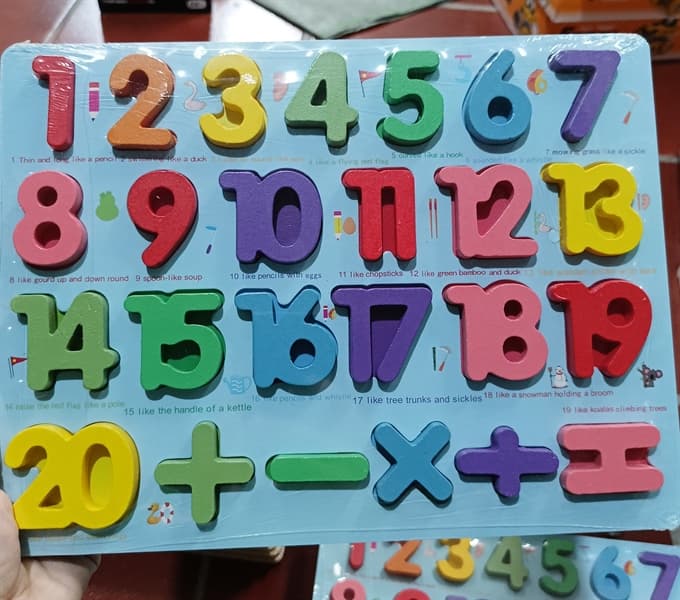 BẢNG GỖ ĐỦ LOẠI ( CHỮ IN , CHỮ THƯỜNG , HÌNH , SỐ ) 1T/120