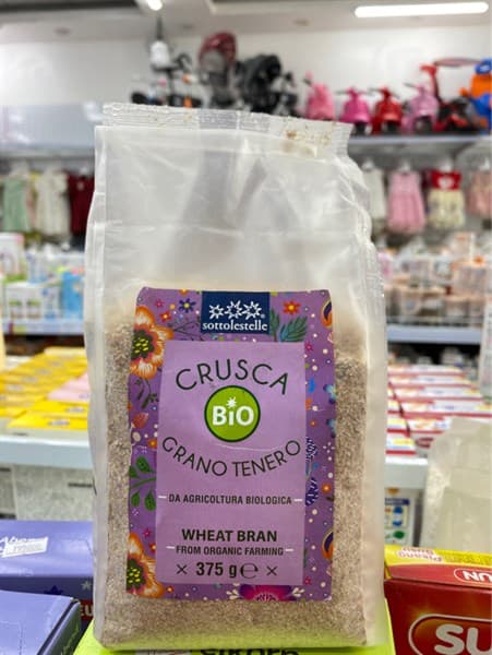 Cám lúa mì hữu cơ Sottolestelle (375g)
