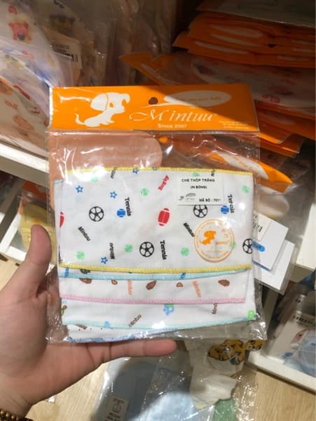 Che Thóp Trắng In Bông Mintu