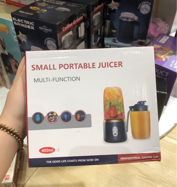 KM Hikid - Máy xay sinh tố mini HP-22 (4 lon )