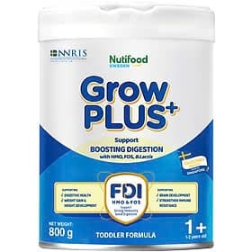 Sữa bột Nutifood GrowPlus Xanh Nhạt 1+ 800g (tiêu hóa)