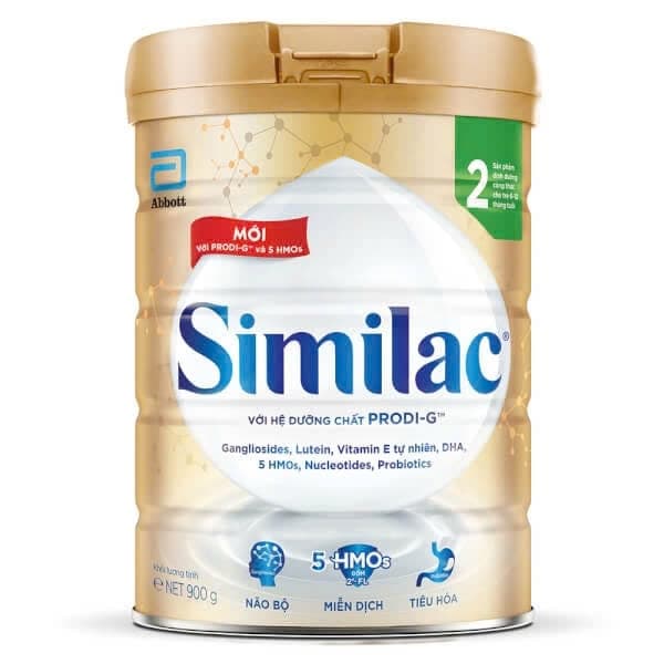 Sữa bột Similac 5G số 2 900g (6-12 tháng)