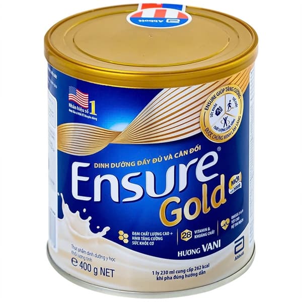 Sữa bột Ensure Gold Abbott hương Vani (400g)