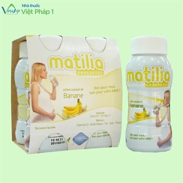 Sữa Bầu Matilia vị chuối 200ml