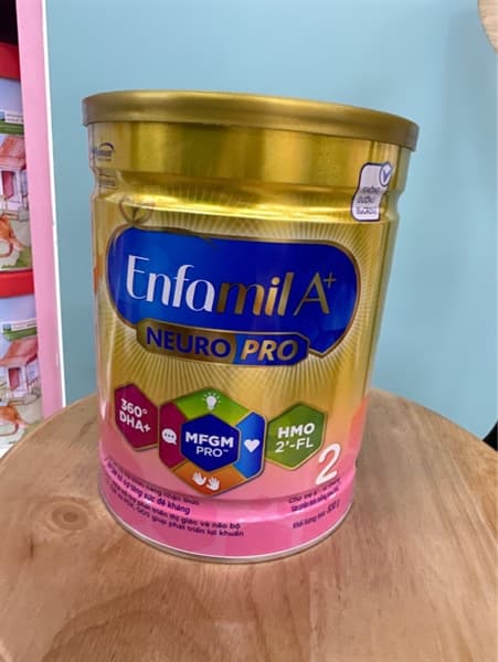 Sữa bột Enfamil A+ Neuro Pro số 2 830g (6-12 tháng)